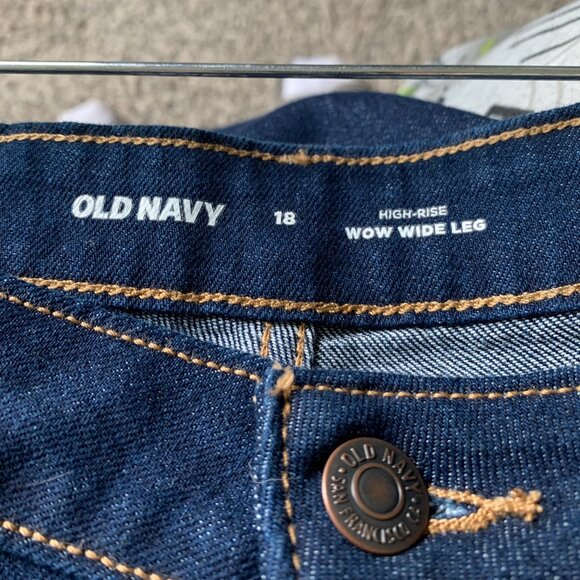 NWT Old Navy WOW Wide Leg Jeans, Size 18 - Picture 3 of 6